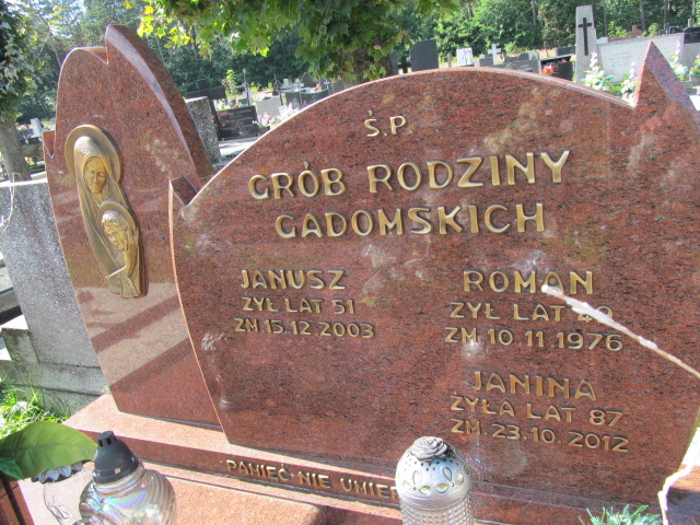 Janusz Gadomski Łask Kolumna - Grobonet - Wyszukiwarka osób pochowanych