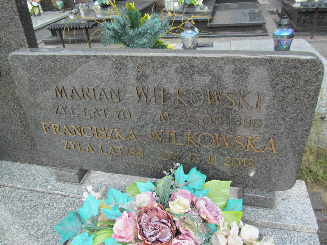 Franciszka Wilkowska 1930 Łask Kolumna - Grobonet - Wyszukiwarka osób pochowanych
