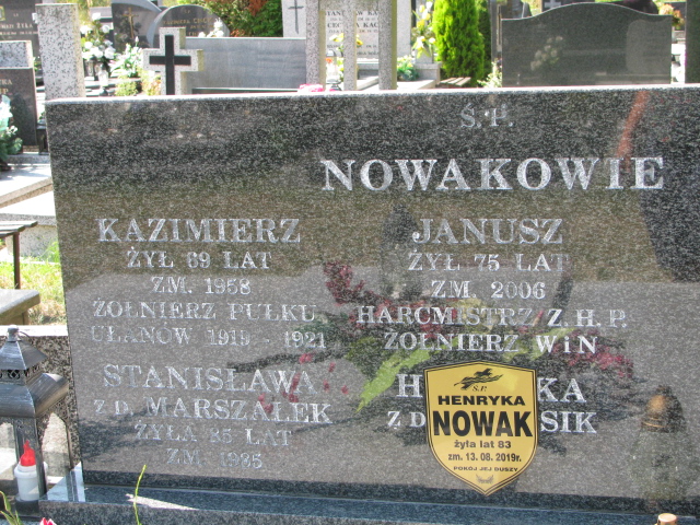 Grób Mieczysław Nowak