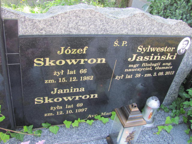 Józef Skowron Łask Kolumna - Grobonet - Wyszukiwarka osób pochowanych